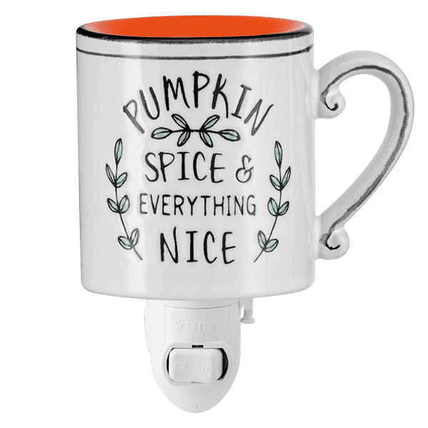 Pumpkin Spice Everything Nice Mini Scentsy Warmer 7