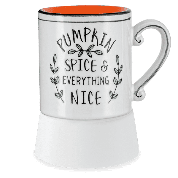 Pumpkin Spice Everything Nice Mini Scentsy Warmer 8