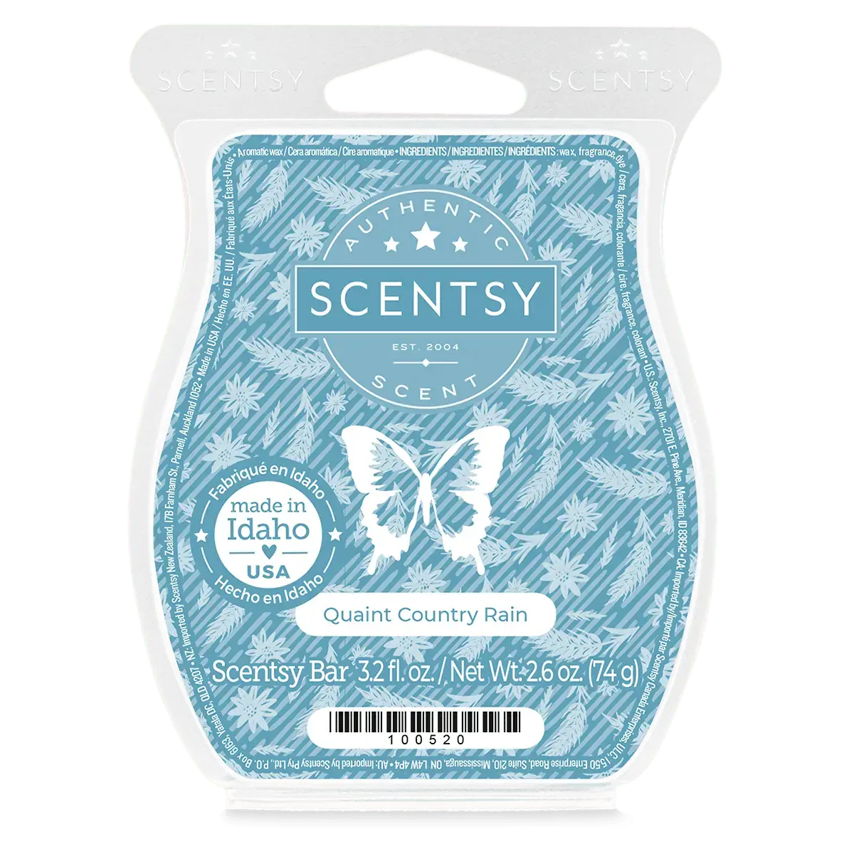 Quaint Country Rain Scentsy Bar