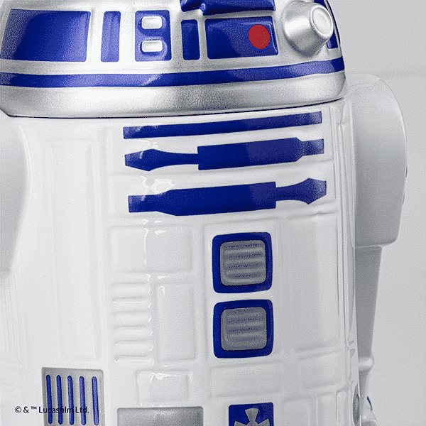 R2D2 SCENTSY WARMER UP CLOSE