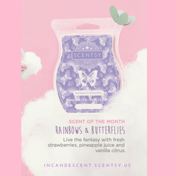 Rainbows & Butterflies Scentsy Bar