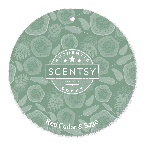 RED CEDAR AND SAGE SCENTSY SCENT CIRCLE