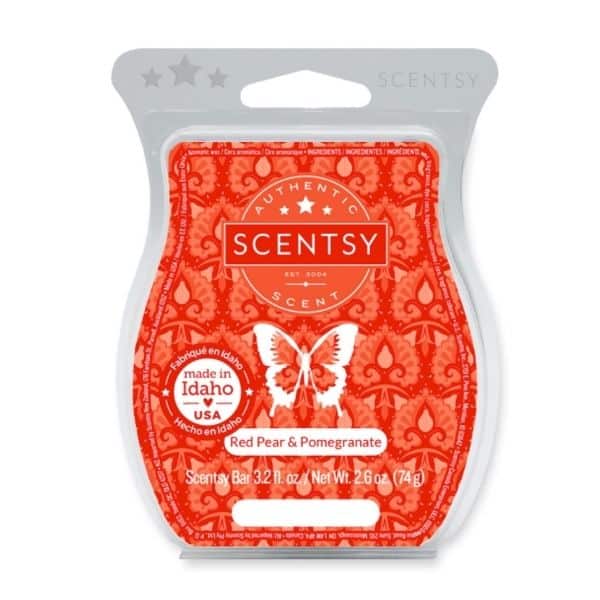 RED PEAR POMEGRANATE SCENTSY BAR