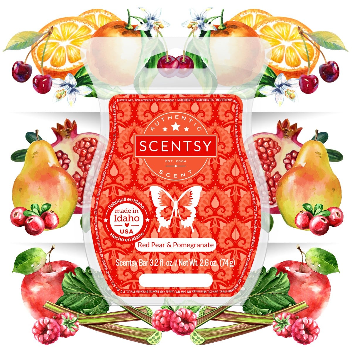 RED PEAR POMEGRANATE SCENTSY FRAGRANCE