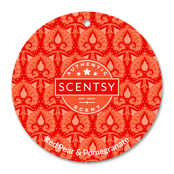 RED PEAR POMGRANATE SCENTSY SCENT CIRCLE