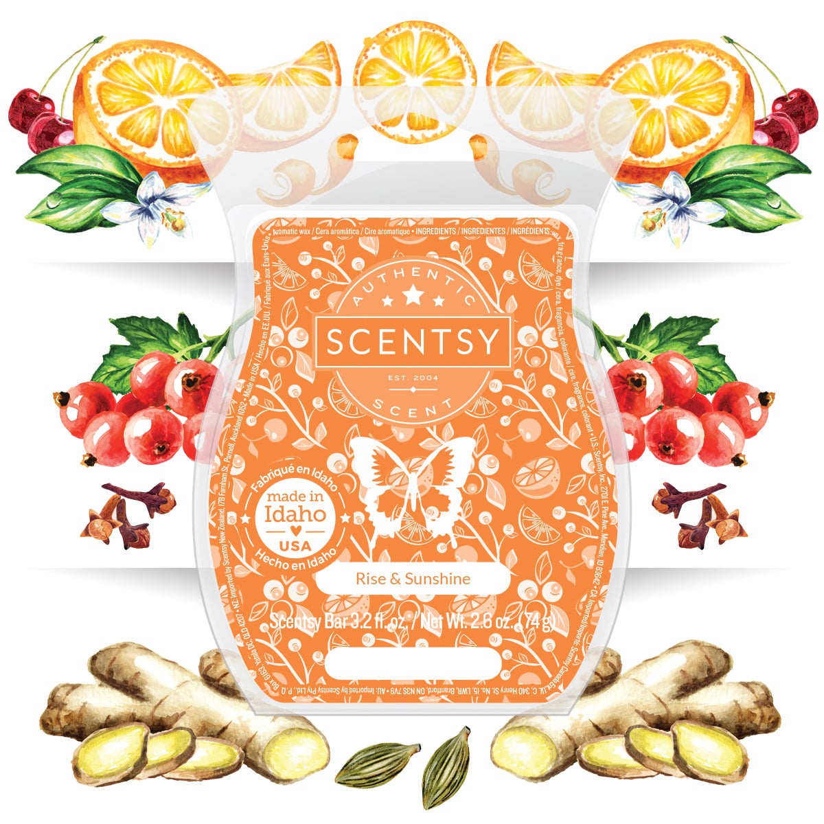 RISE AND SUNSHINE SCENTSY FRAGRANCE