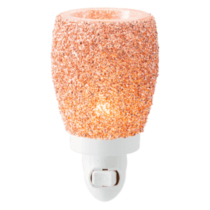 ROSE GOLD SCENTSY WARMER GLOWING