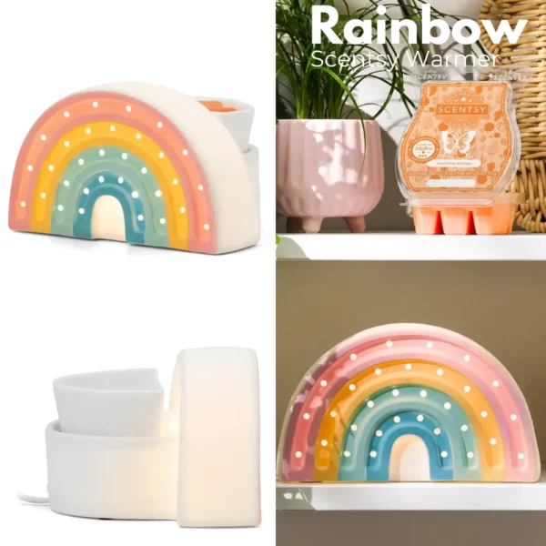 Rainbow Scentsy Warmer April 2024