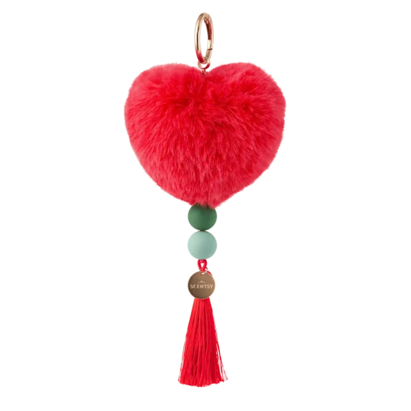 Red Heart Scentsy Charm Clip