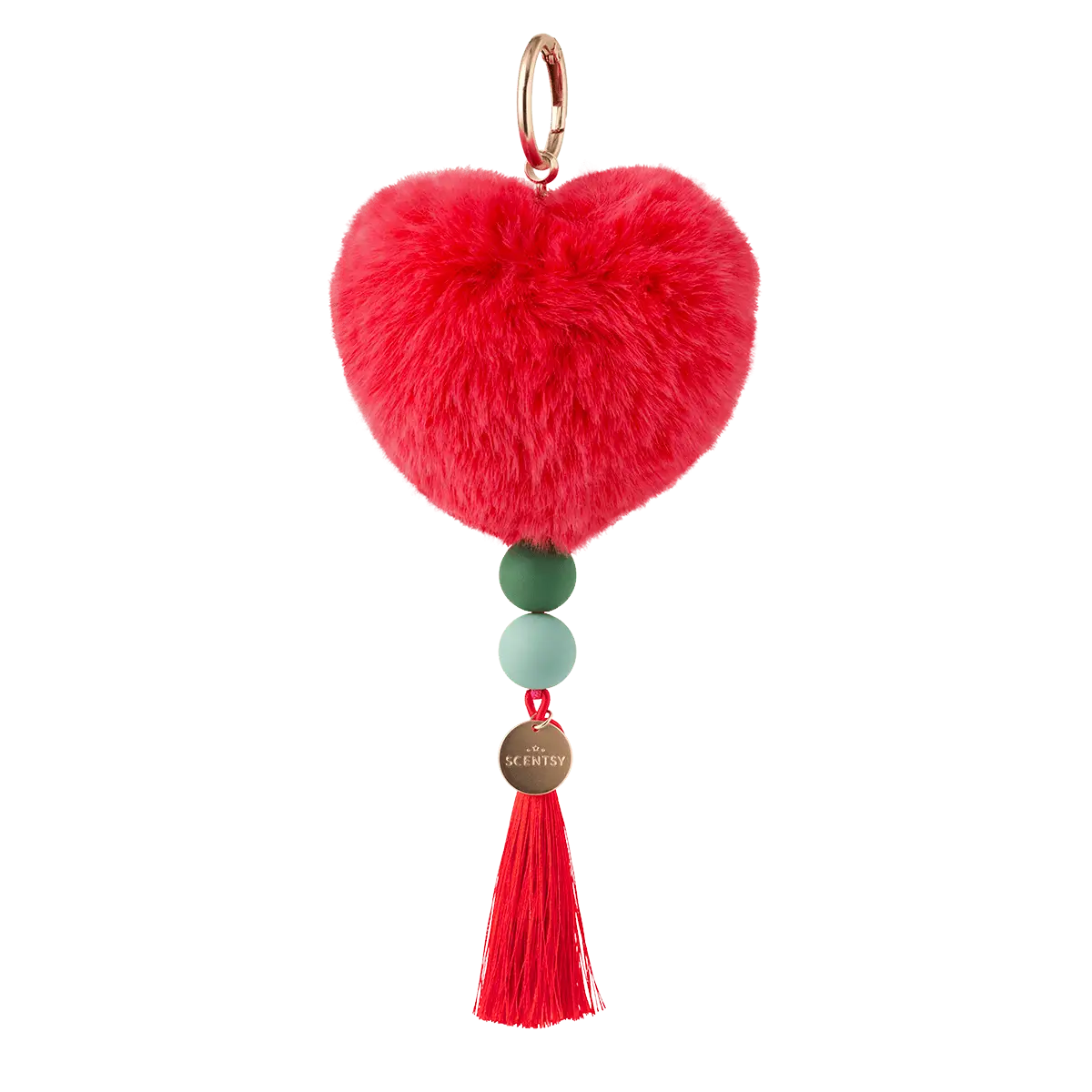 Red Heart Scentsy Charm Clip