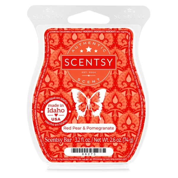 Red Pear & Pomegranate Scentsy Bar