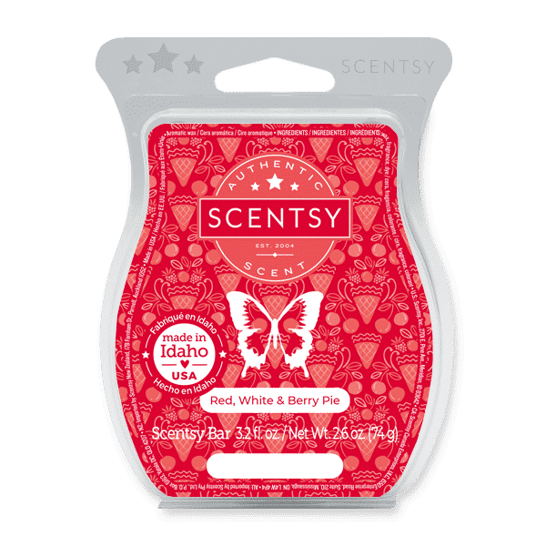 Red White Berry Pie Scentsy Bar