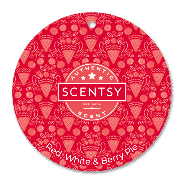 Red White Berry Pie Scentsy Scent Circle