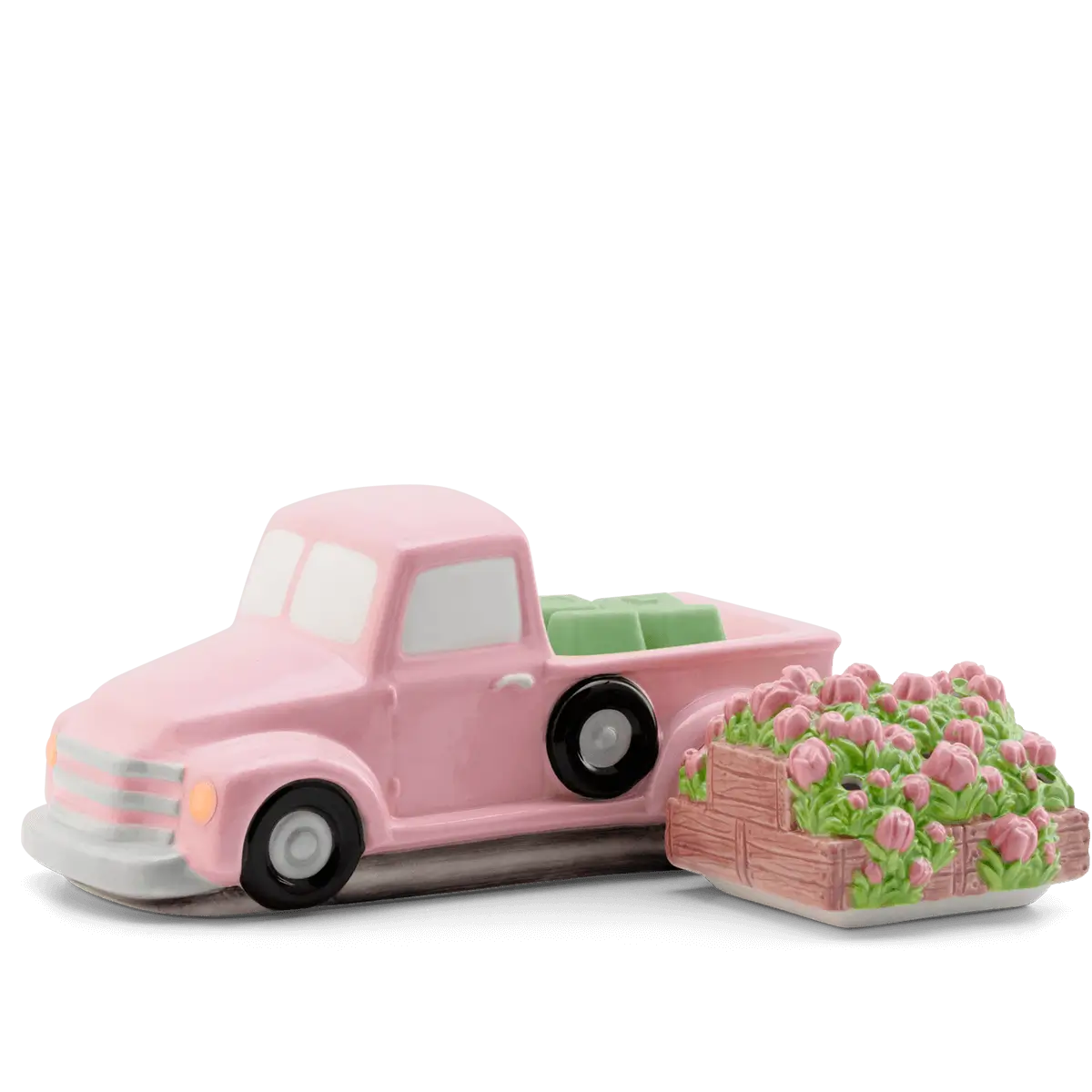 Pink Retro Truck Scentsy Warmer + Flower Delivery Lid