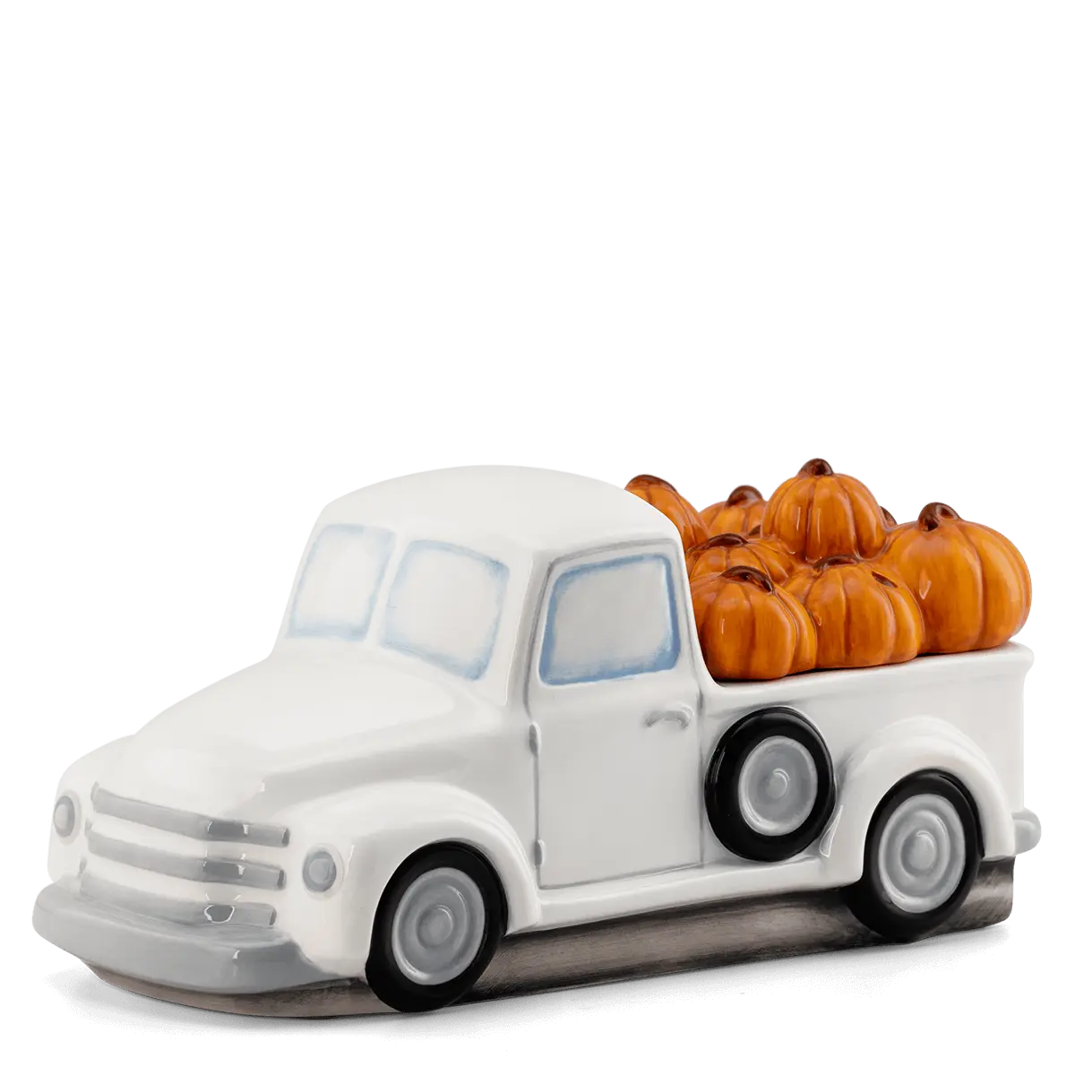 Retro White Truck Scentsy Warmer + Pumpkin Delivery Lid