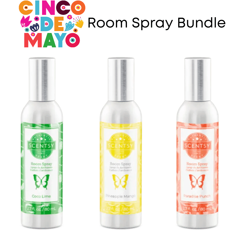 Cinco De Mayo Scentsy 3 Room Spray Bundle