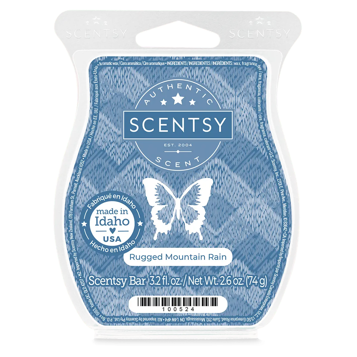 Rugged Mountain Rain Scentsy Bar
