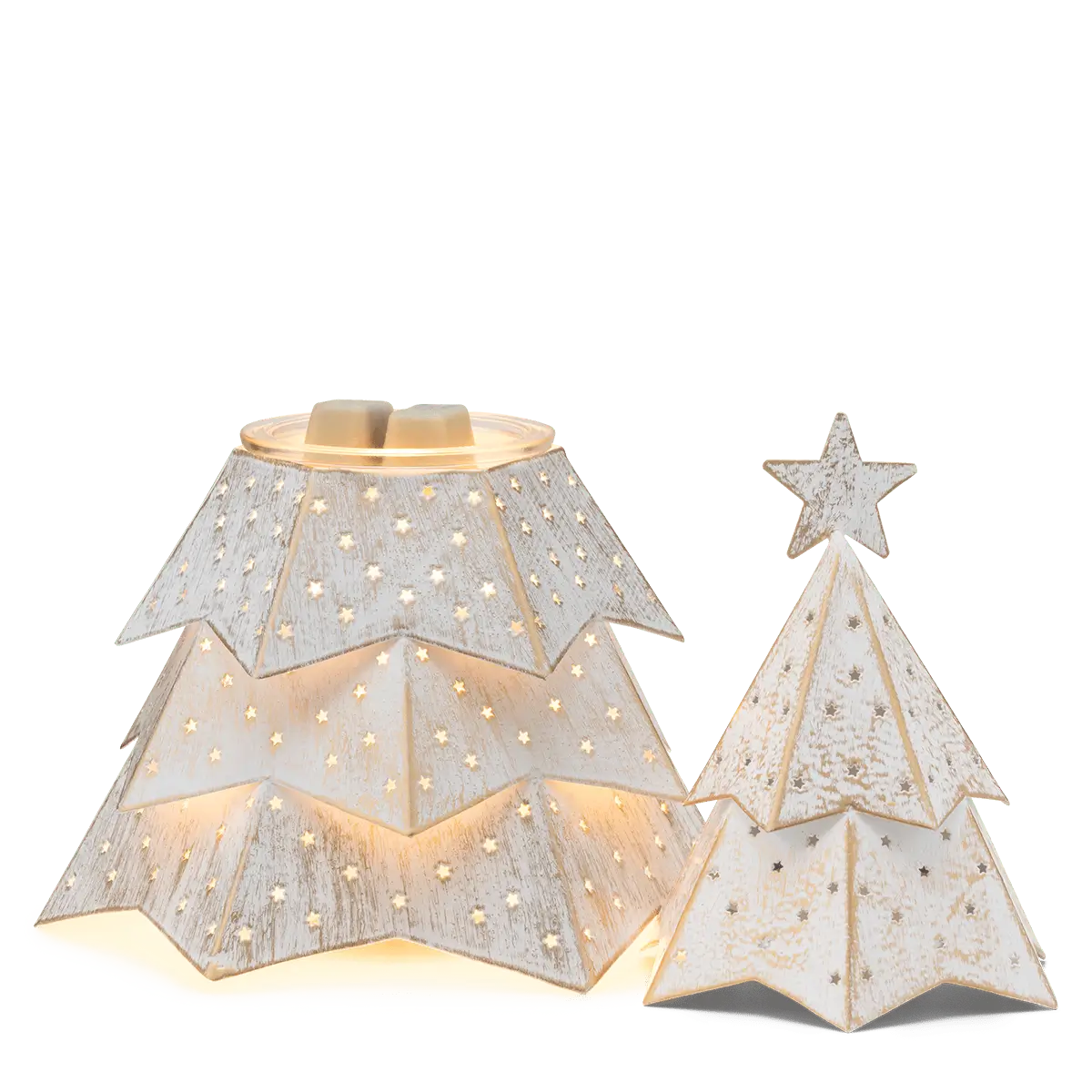 Rustic Twinkle Scentsy Warmer | Christmas Tree