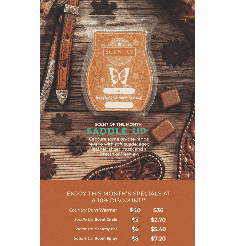 Saddle Up Scentsy Room Spray