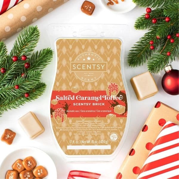 SALTED CARAMEL TOFFEE SCENTSY BRICK