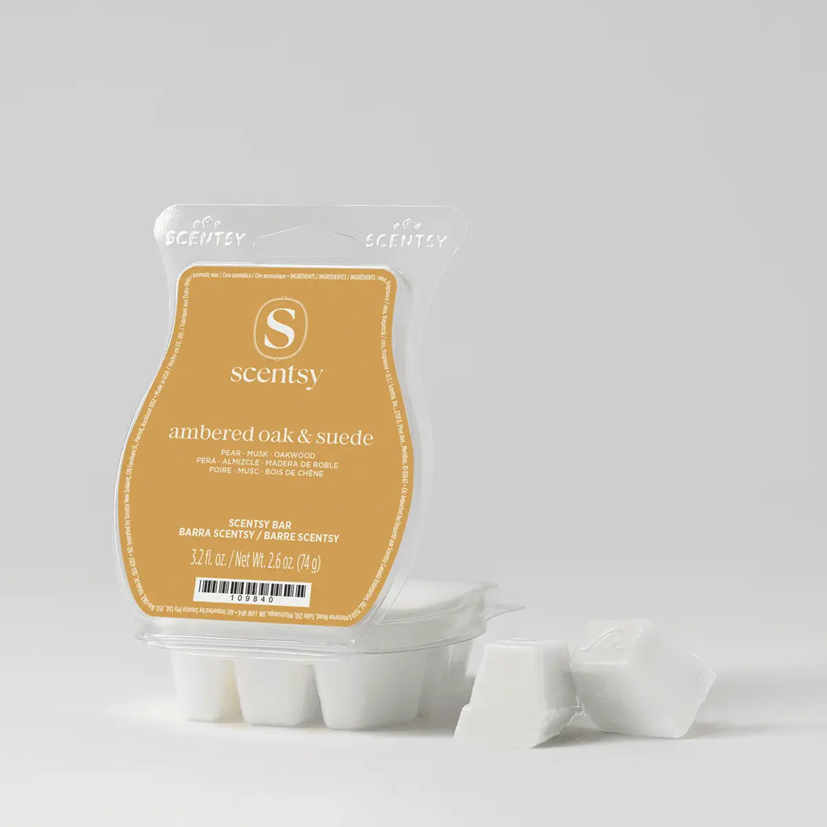 Ambered Oak & Suede Scentsy Bar