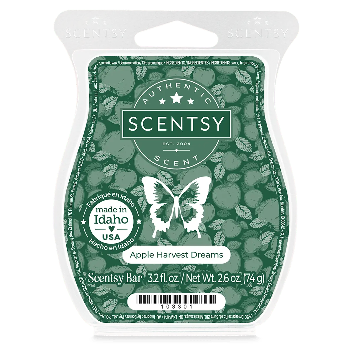 Apple Harvest Dreams Scentsy Wax Bar
