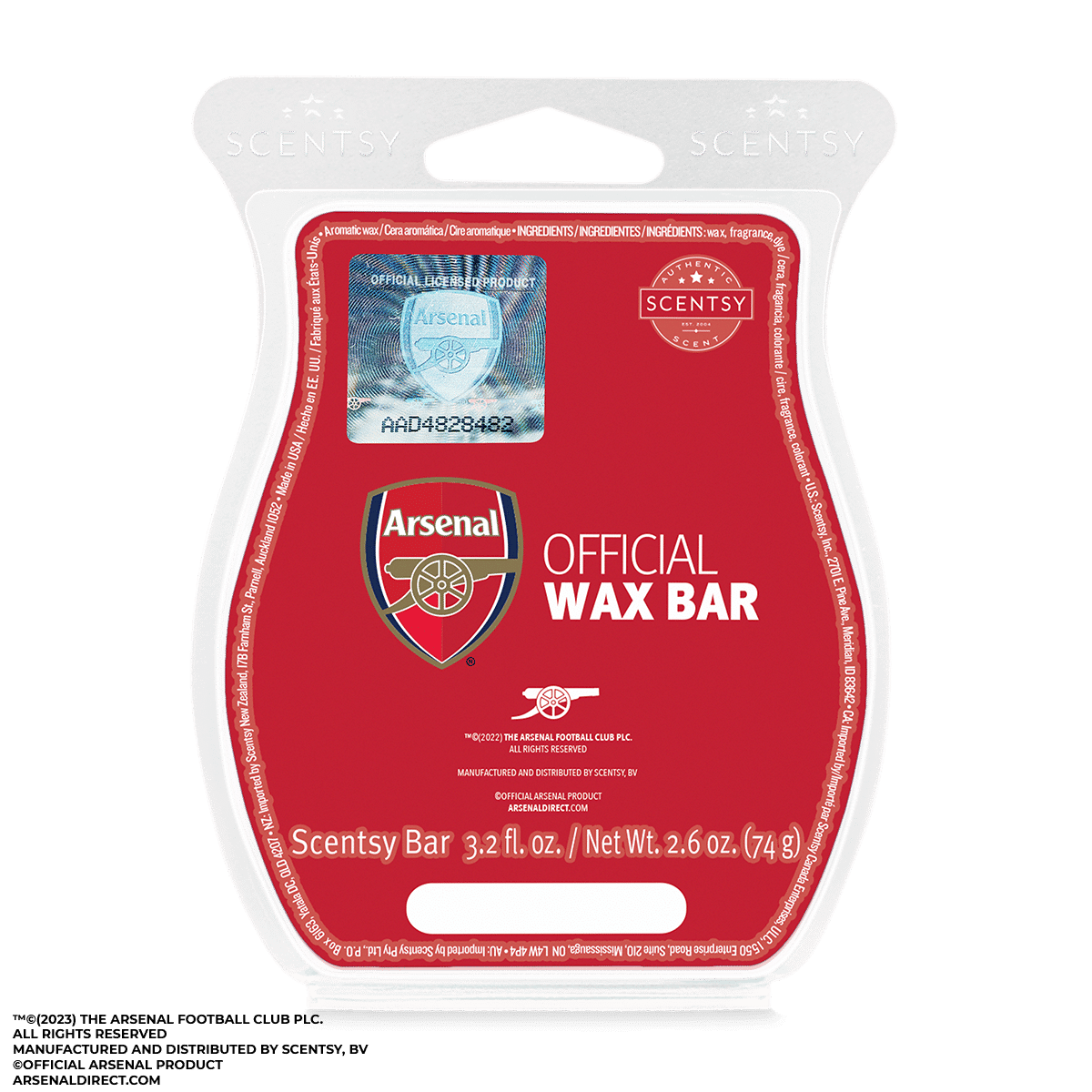 SCENT Bar ArsenalFC ISO R13 FW22