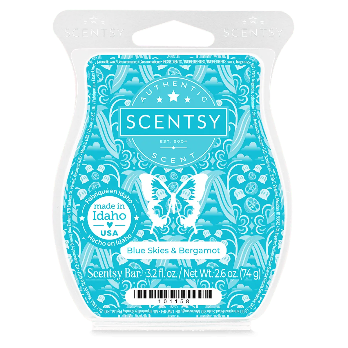 Blue Skies & Bergamot Scentsy Bar |  July 2025