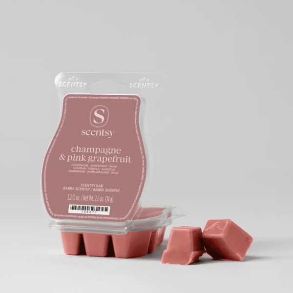 SCENT-Bar-ChampagnePinkGrapefruit-PACKSHOT-Wax-R1-VDay-2026-PWS Champagne & Pink Grapefruit Scentsy Wax Bar - Valentine's Day 2026
