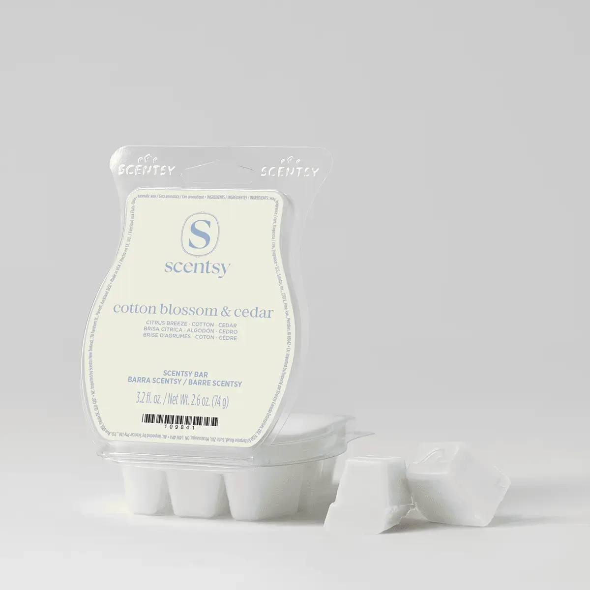 Scent-Bar-Cottonblossomcedar-Packshot-Wax-R1-Classic-2026-Pws Cotton Blossom & Cedar Scentsy Bar