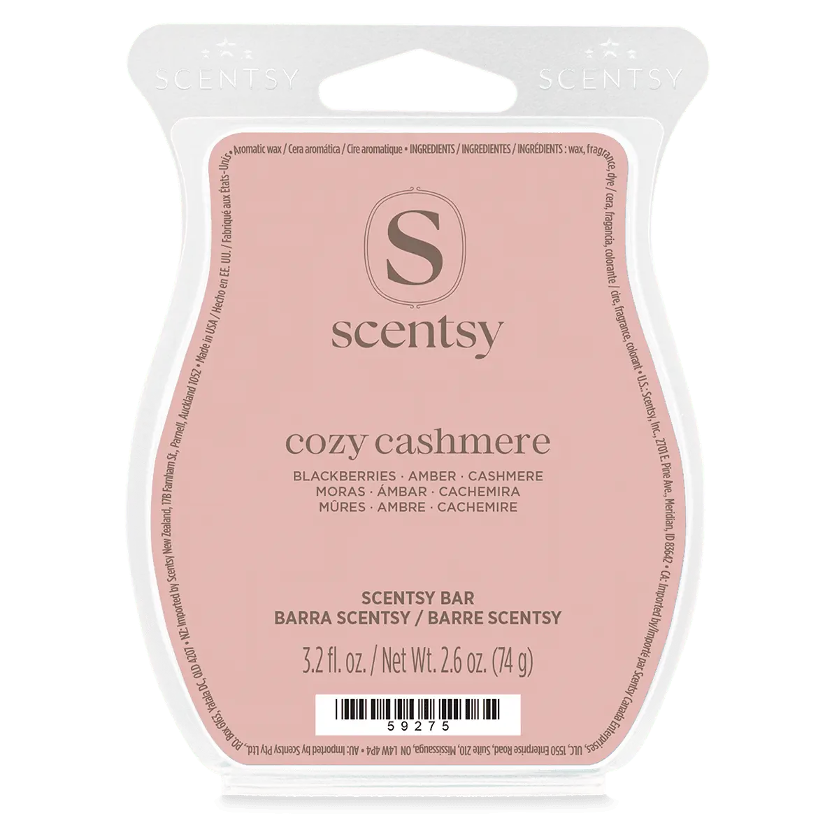 Cozy Cashmere Scentsy Bar - November 2026 BBMB
