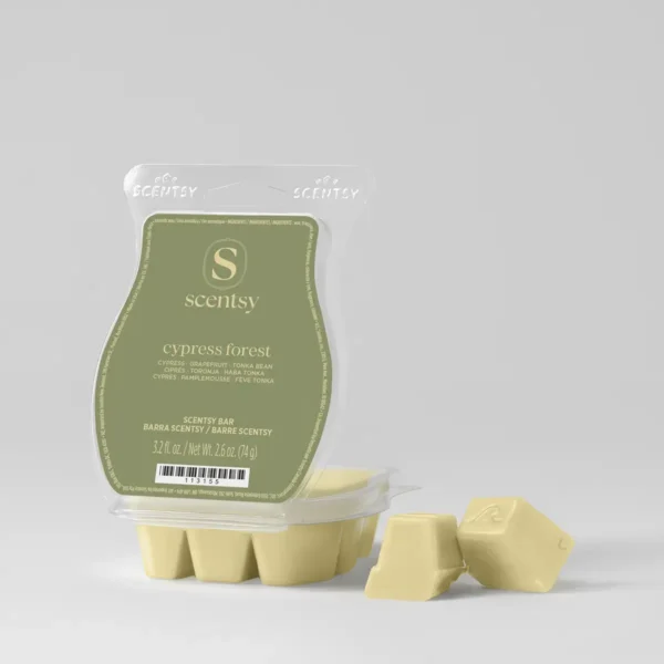 SCENT-Bar-CypressForeset-PACKSHOT-Wax-R13-2026-PWS Lakeside Breeze Scentsy Bar - Cozy Cabin Edit
