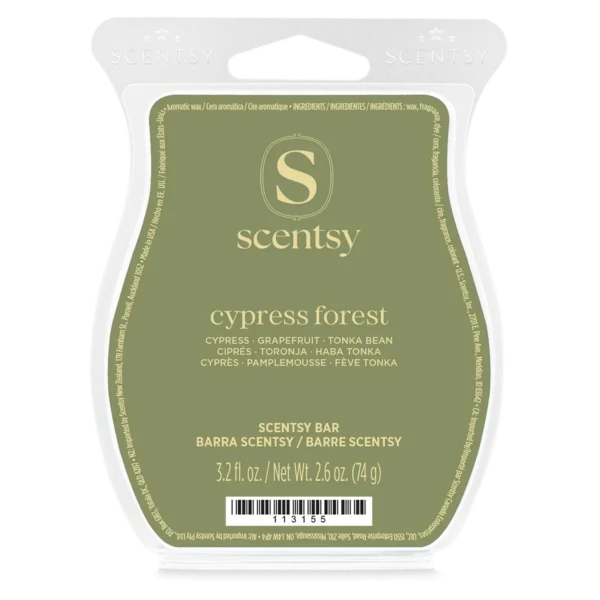 Scent-Bar-Cypressforest-Iso-R1-2026-Pws Lakeside Breeze Scentsy Bar - Cozy Cabin Edit