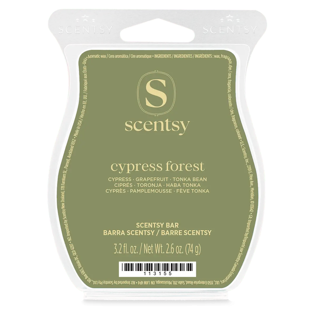 Scent-Bar-Cypressforest-Iso-R1-2026-Pws Lakeside Breeze Scentsy Bar - Cozy Cabin Edit