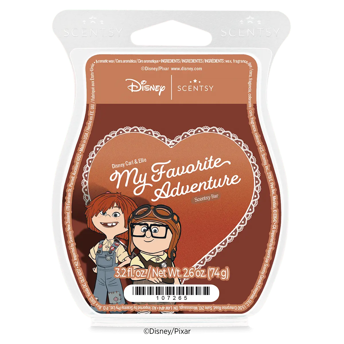 Disney Carl & Ellie: My Favorite Adventure – Scentsy Bar (UP)
