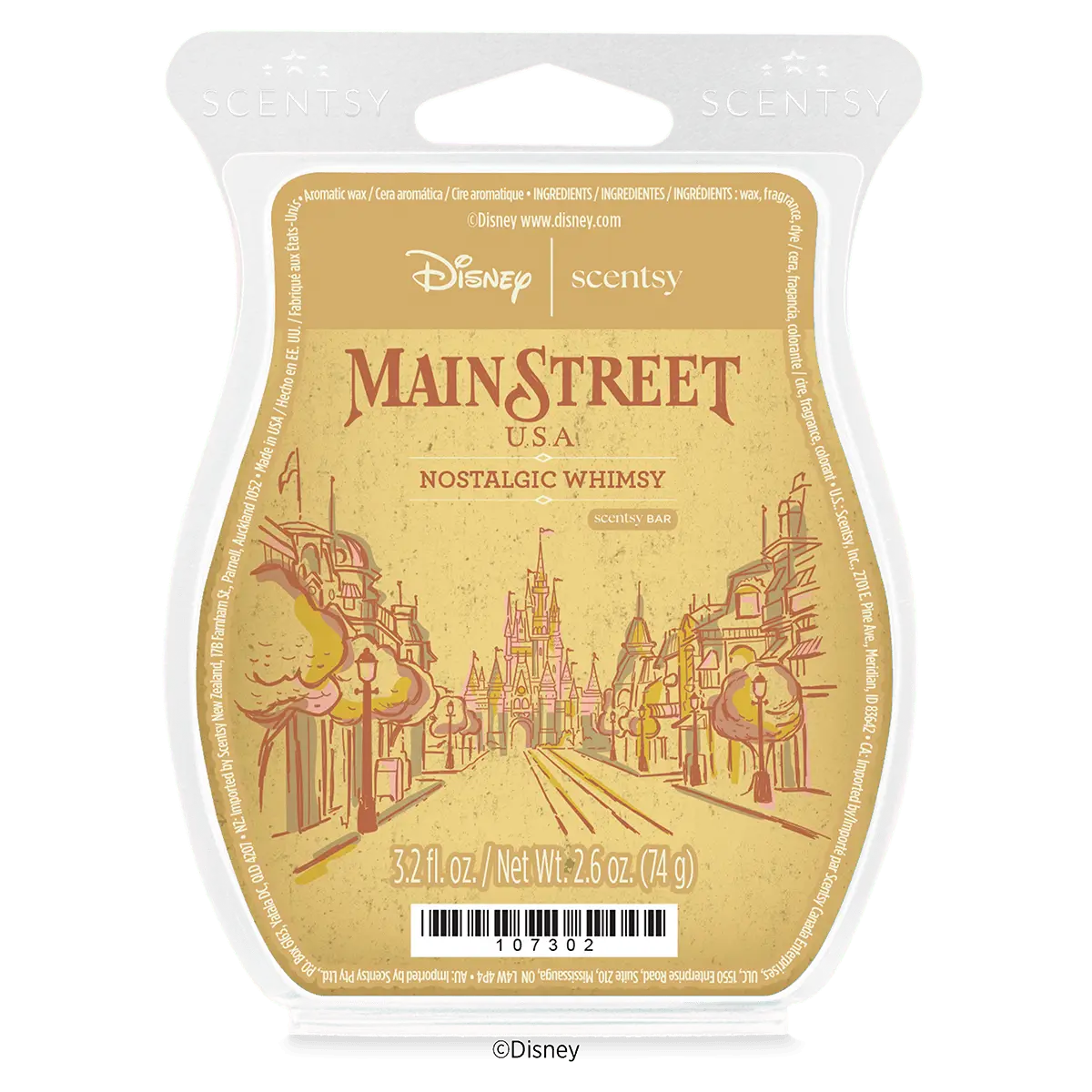 Scent-Bar-Disney-Wdw-Mainstreet-Iso-R1-2026-Pws Walt Disney World Magic Kingdom Scentsy Wax Collection