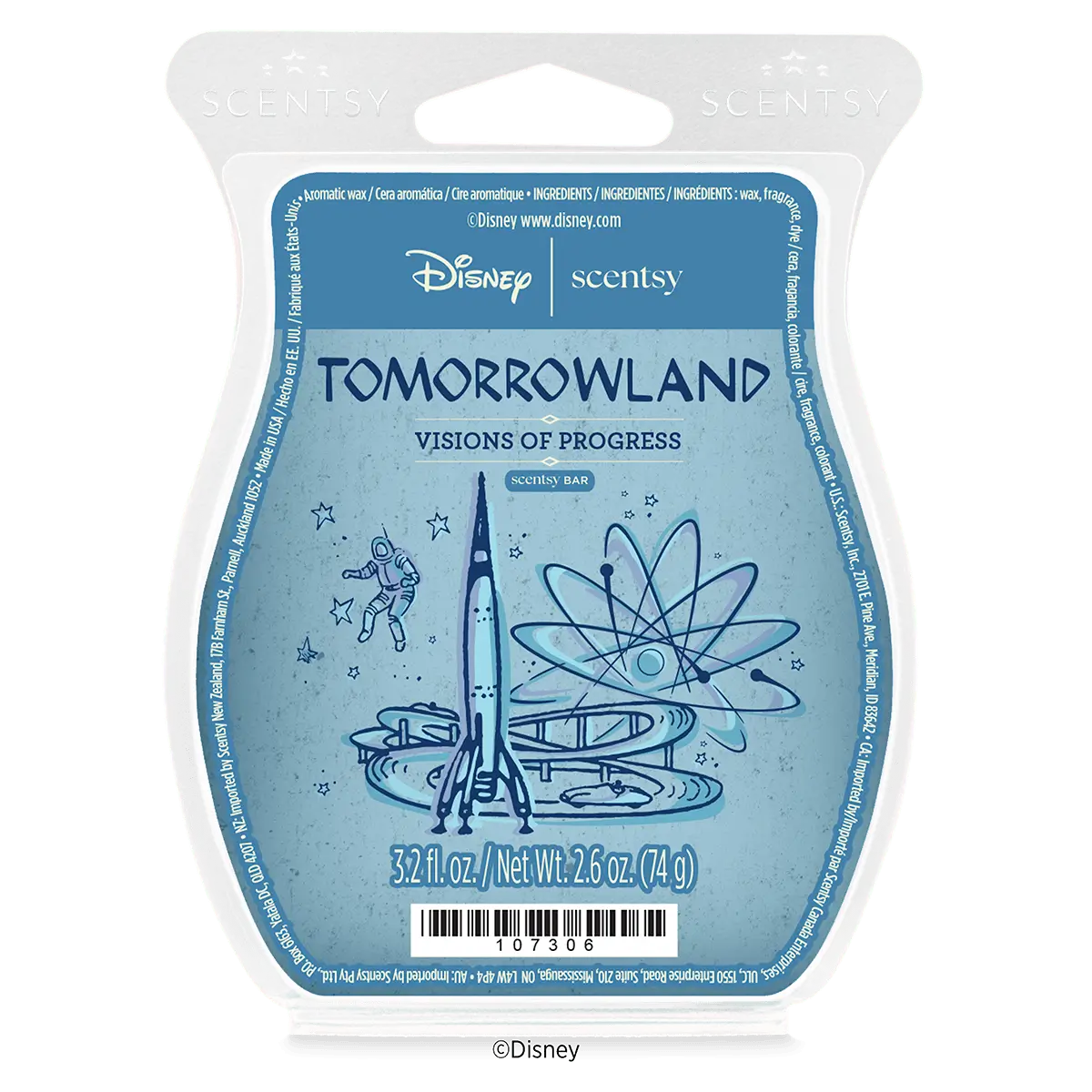 Scent-Bar-Disney-Wdw-Tomorrowland-Iso-R1-2026-Pws Walt Disney World Magic Kingdom Scentsy Wax Collection