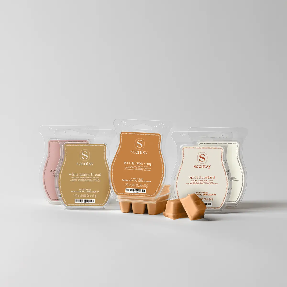 Scent-Bar-Gingerbread-5Barpack-Packshot-R1-2026-Pws Gingerbread Edit Scentsy Bar 5 Pack - October 2026