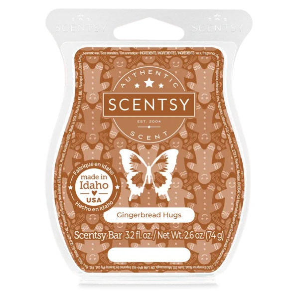 Gingerbread Hugs Scentsy Bar | Holiday 2025
