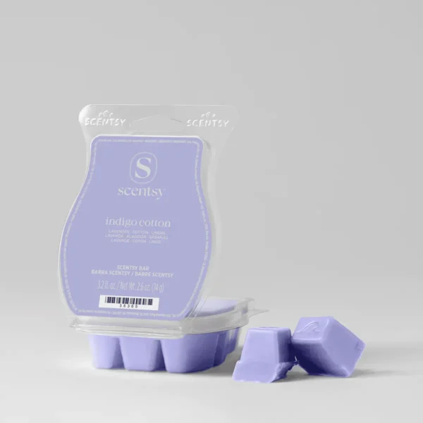 SCENT-Bar-IndigoCotton-PACKSHOT-Wax-R1-BBMB26-PWS Indigo Cotton Scentsy Wax Bar - May 2026 BBMB