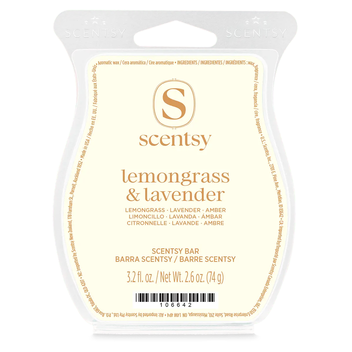 Lemongrass & Lavender Scentsy Bar