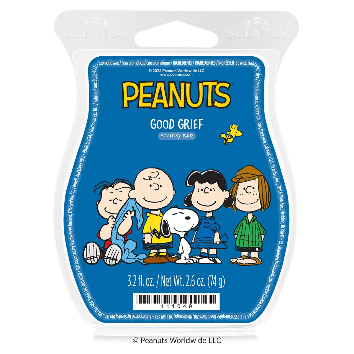 Scent-Bar-Peanuts_Goodgrief-Iso-R1-Pws Peanuts™ Good Grief Scentsy Wax Bar