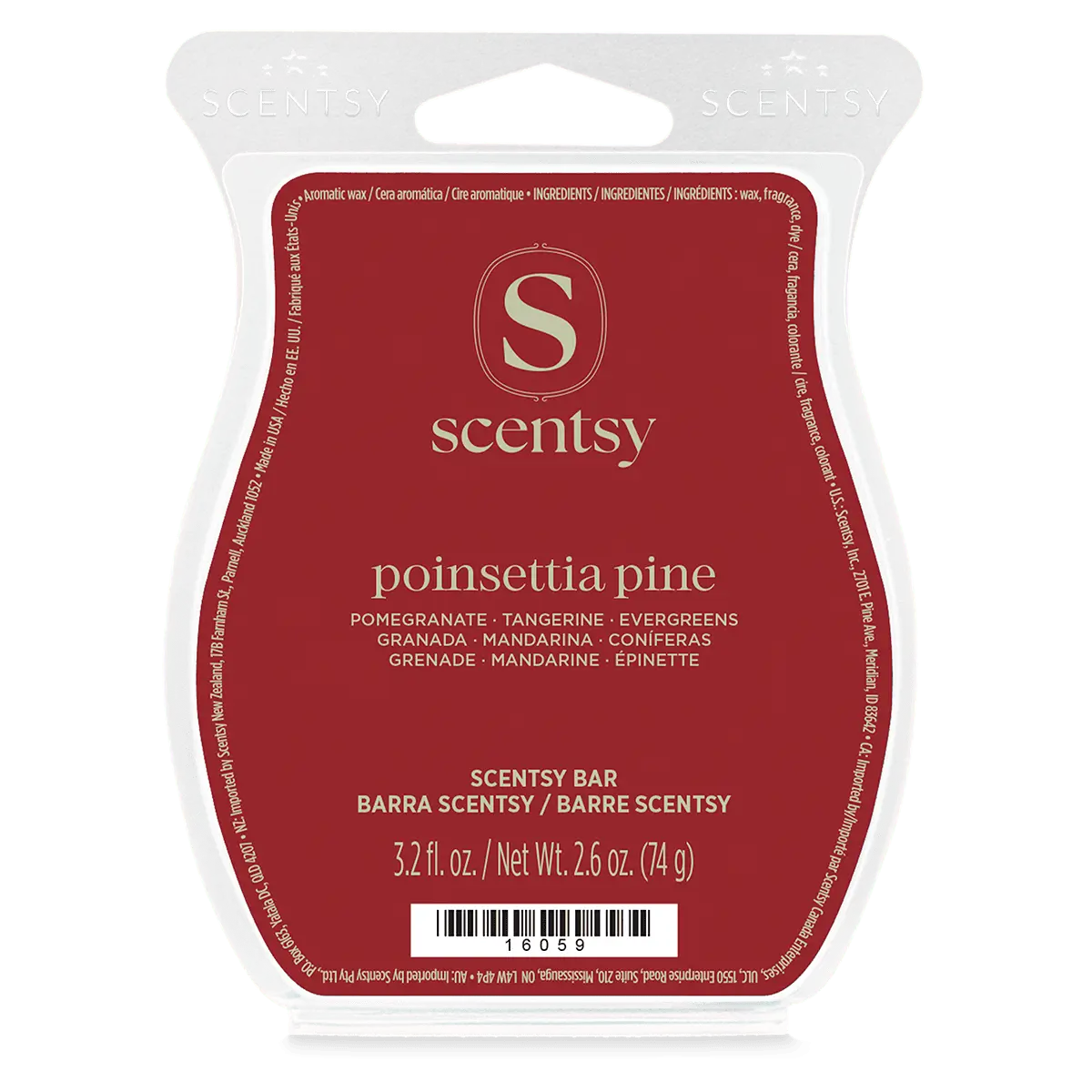 Poinsettia Pine Scentsy Bar - November 2026 BBMB