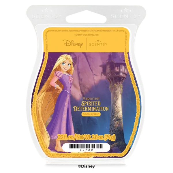 SCENT-Bar-Rapunzel-SpiritedDetermination-ISO-R1-FW25-PWS Disney Rapunzel: Spirited Determination Scentsy Bar - Tangled