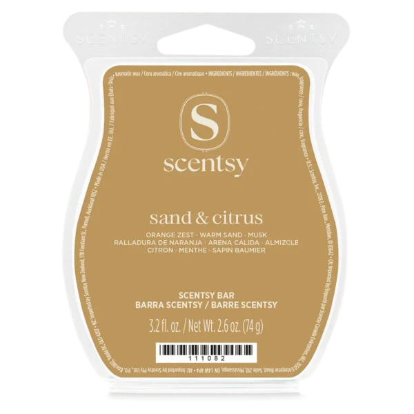 Sand & Citrus Scentsy Wax Bar - April 2026 Coastal Collection