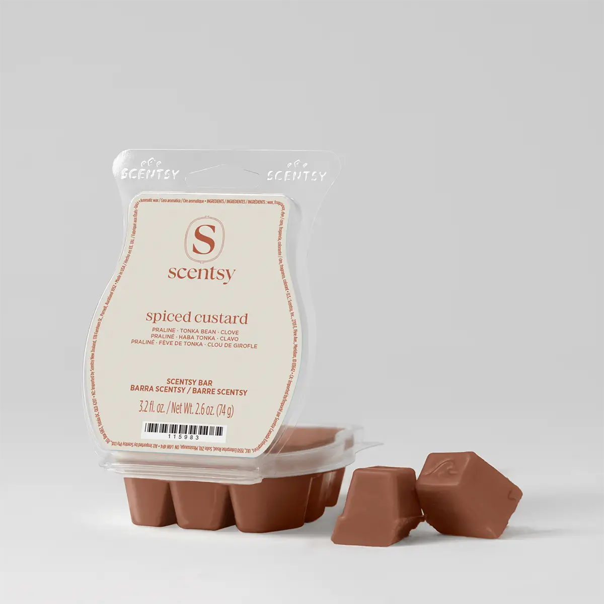 Scent-Bar-Spicedcustard-Packshot-Wax-R13-2026-Pws Spiced Custard Scentsy Wax Bar