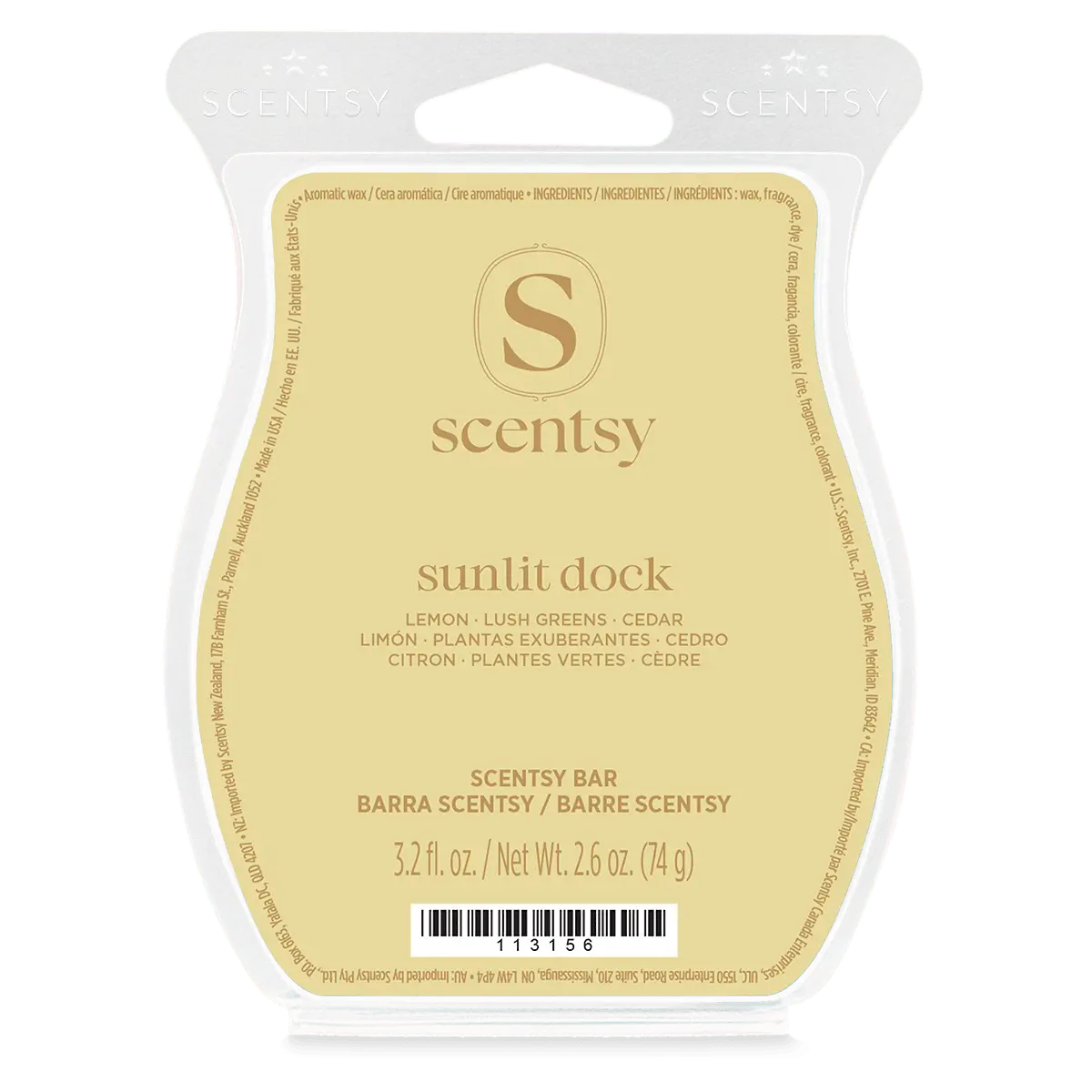 Sunlit Dock Scentsy Bar - Cozy Cabin Edit
