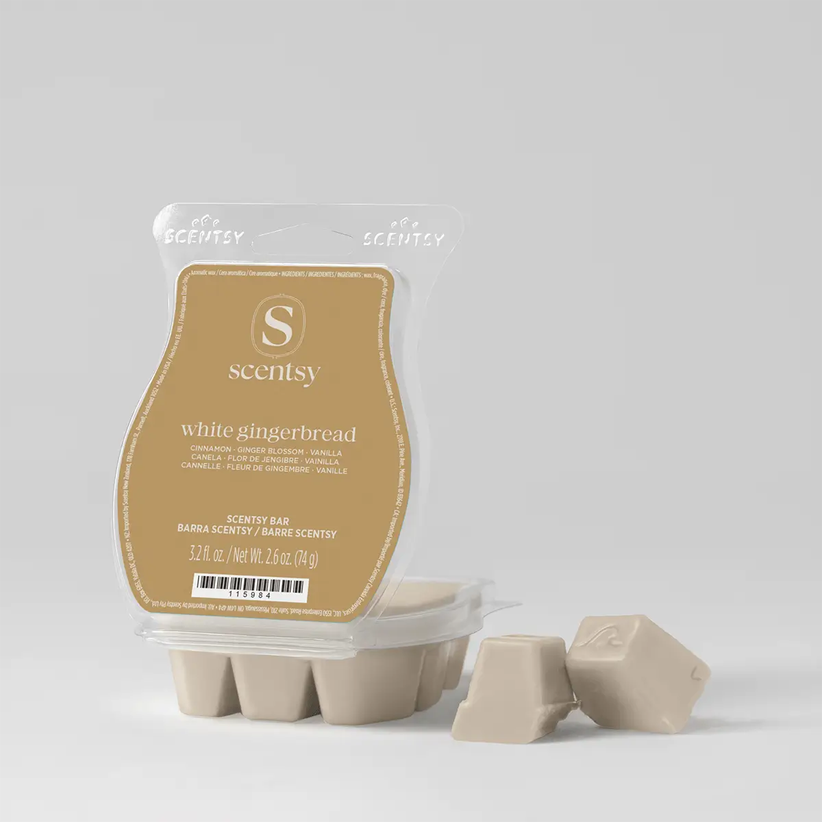 Scent-Bar-Whitegingerbread-Packshot-Wax-R13-2026-Pws White Gingerbread Scentsy Wax Bar - October 2026