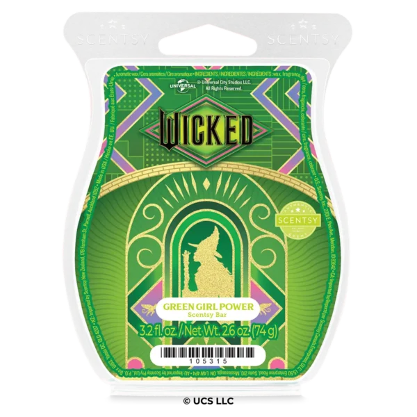 Wicked Green Girl Power Scentsy Wax Bar | Wicked the Movie