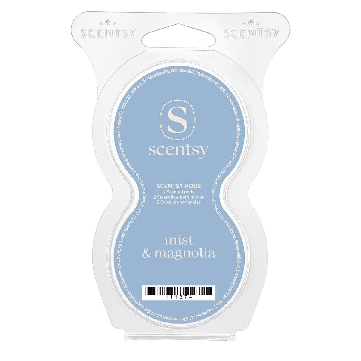 Mist & Magnolia Scentsy Pods -  April 2026
